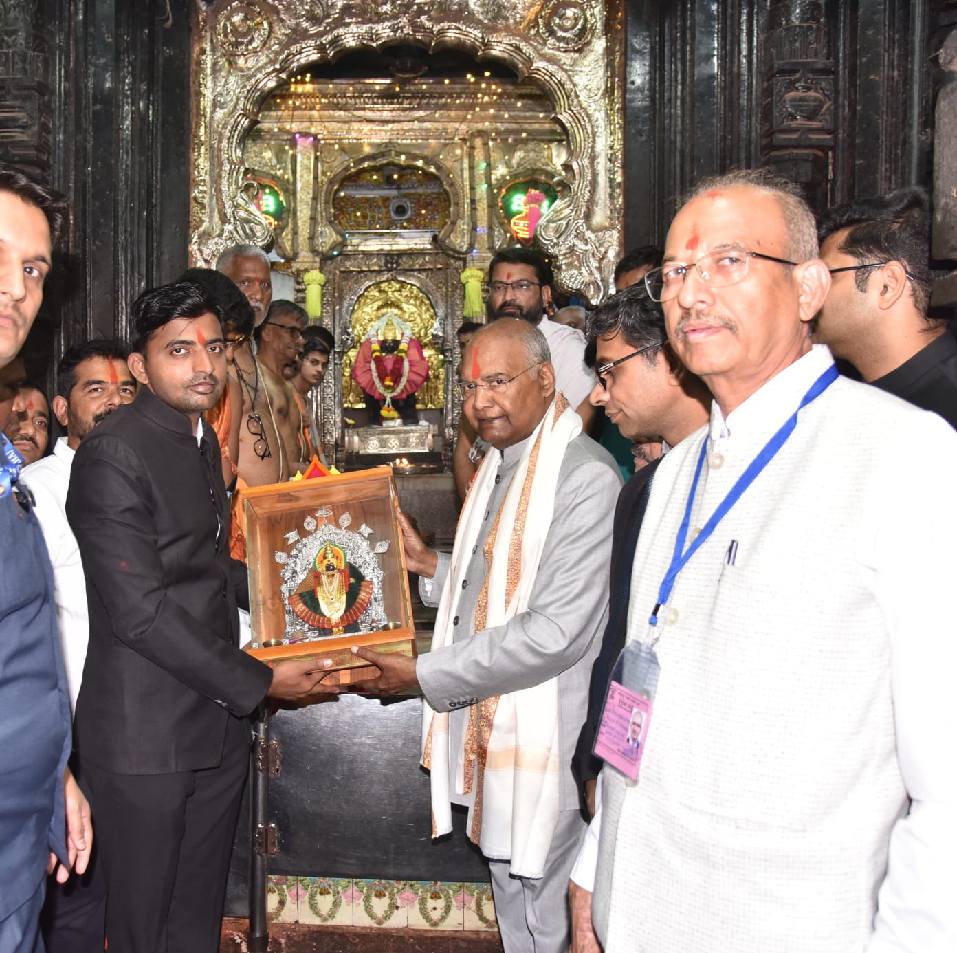 Former President Ram Nath Kovind visited Ambabai